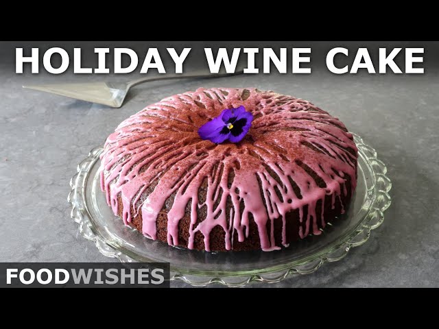 Holiday Mulled Wine Cake