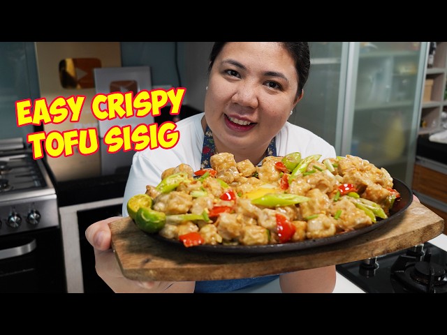 Sizzling Crispy Tofu Sisig