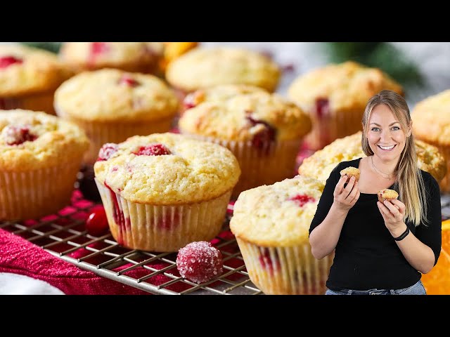Highly Requested Muffins with Fresh Cranberry and Orange