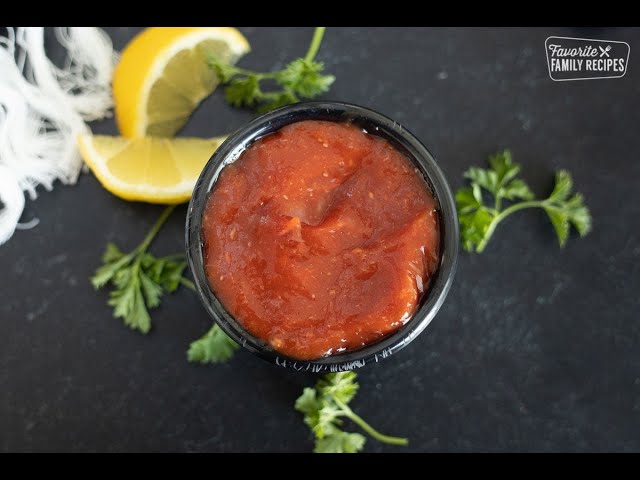 Homemade Cocktail Sauce
