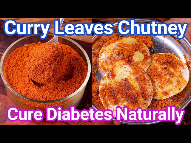 Curry Leaves Chutney Powder for Idli & Dosa