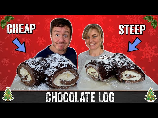 Economical vs. Exquisite Chocolate Log Recipe