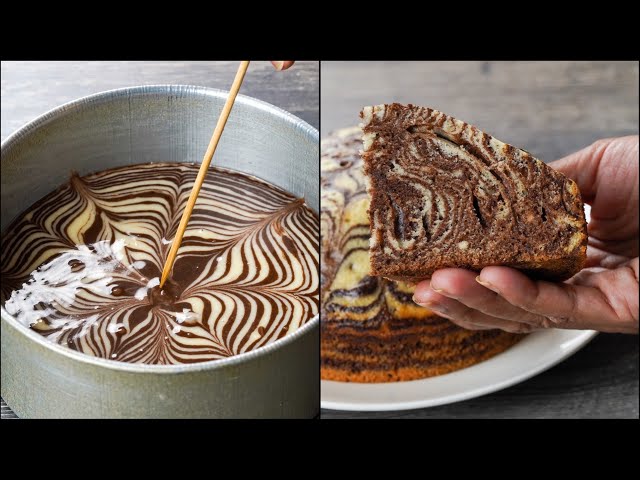 Simple Recipe for a Festive Marble Cake Perfect for Christmas
