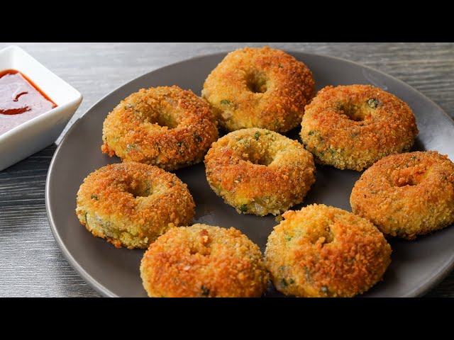 Crispy and Soft Potato Donuts Without Flour