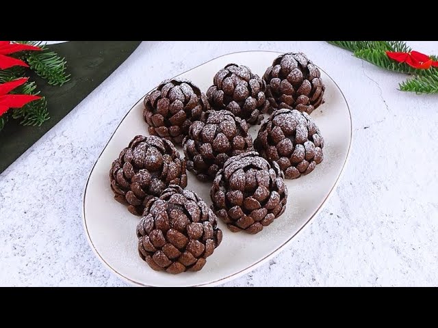 Edible Chocolate Pine Cones: easy and super delicious!