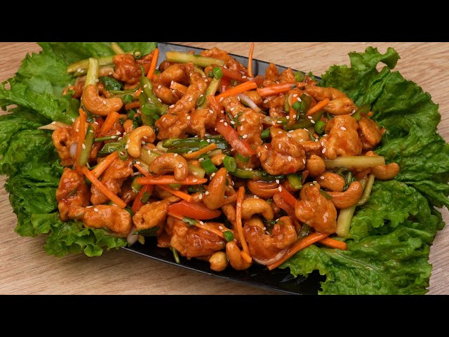 Restaurant Style Chicken Cashew Nut Salad