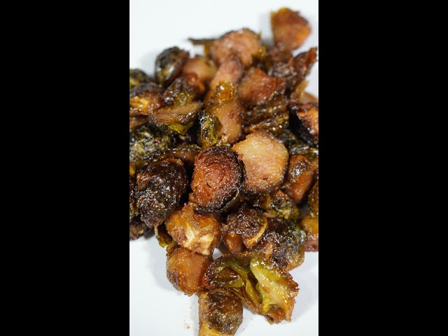 Crispy Honey Balsamic Brussel Sprouts