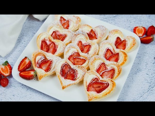 Pastry Cookie Hearts: Beautiful and Delicious