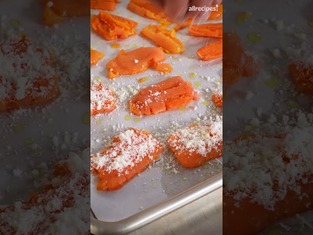 Crispy Parmesan Ranch Smashed Carrots