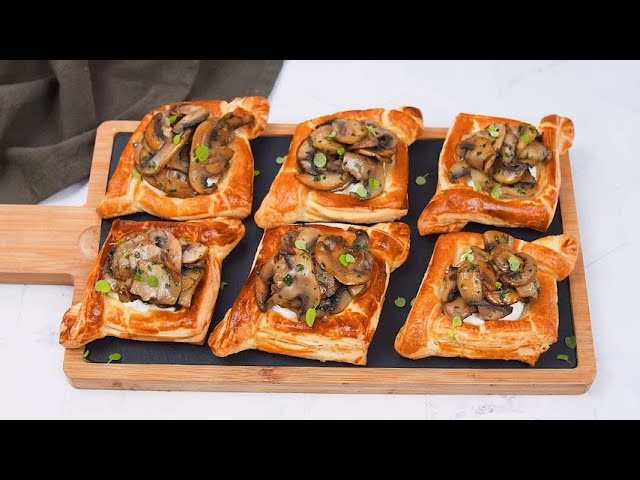 Mushroom Tarts: How to Prepare them with few Ingredients