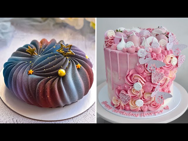 Easy & Perfect Colorful Cake Decorating