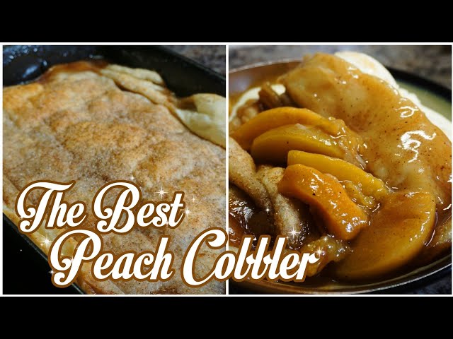 The Best Peach Cobbler