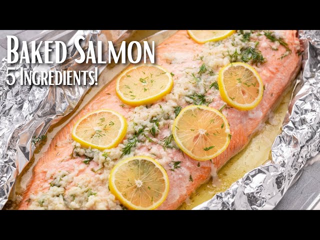 5 Ingredient Baked Salmon