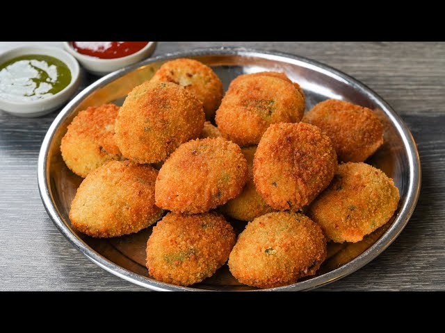 Easy Cutlet With ½ Cup Suji & Some Veggies