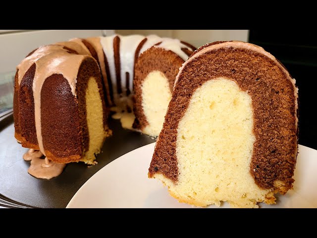 Dutch Chocolate and Vanilla Pound Cake