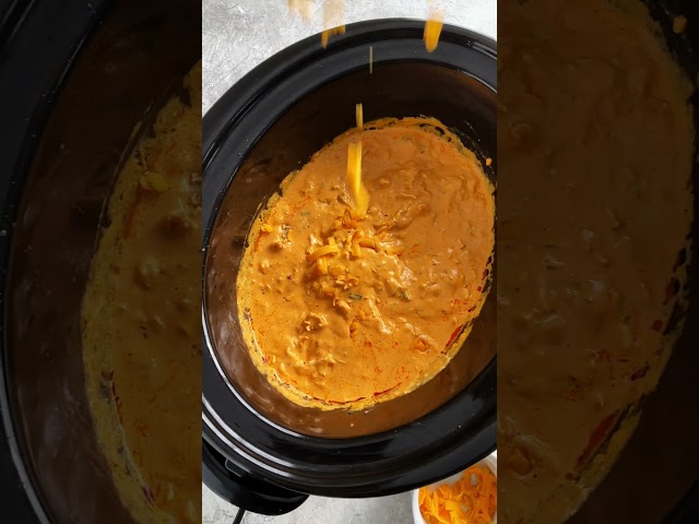 Crock-Pot Buffalo Chicken Dip for Parties and Game Day