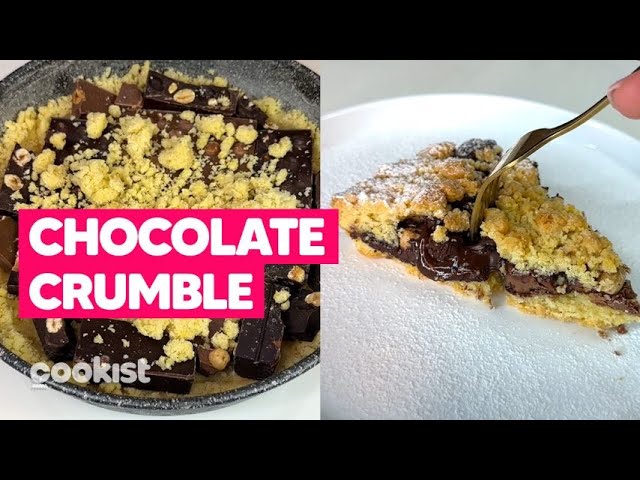 Chocolate Crumble: Delicious and with a Creamy Heart