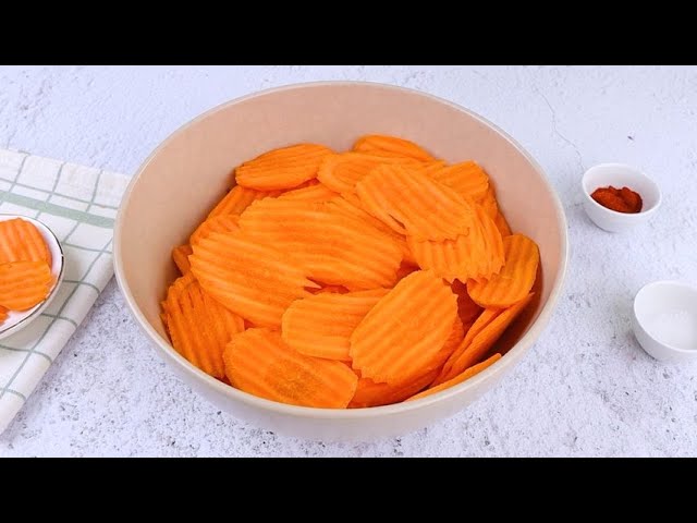 Carrot Chips: for a Crunchy and Light Snack