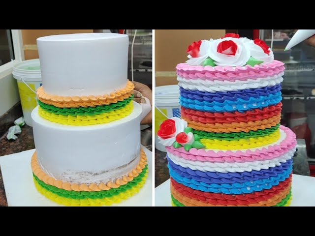 Cream Colour Full Cake Idea