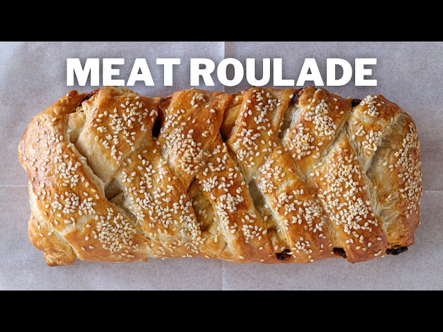 Puff Pastry Ground Beef Roulade