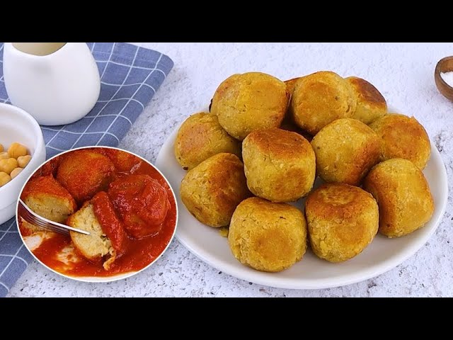 Chickpea Balls: Fried or in Sauce, they are Absolutely Worth Trying