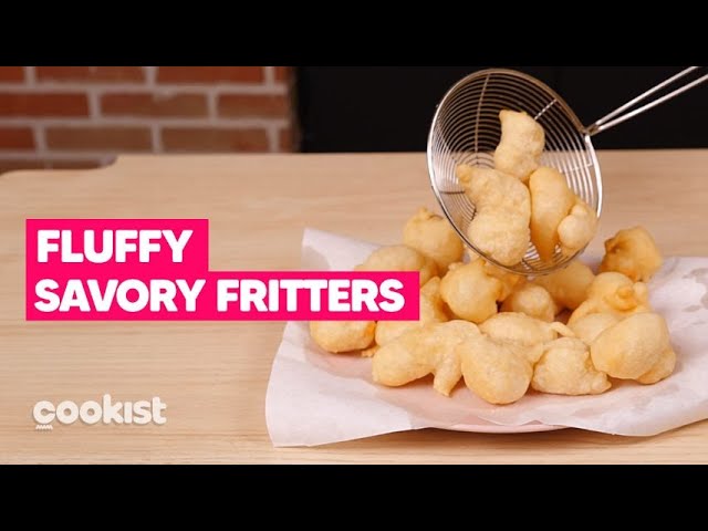 Fluffy Savory Fritters: this Delicious Appetizer will Only Need 3 Ingredients