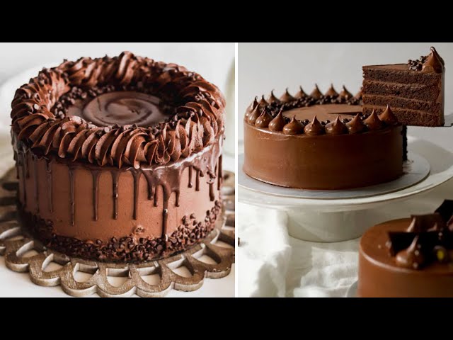 Beautiful Chocolate Cake Decorating