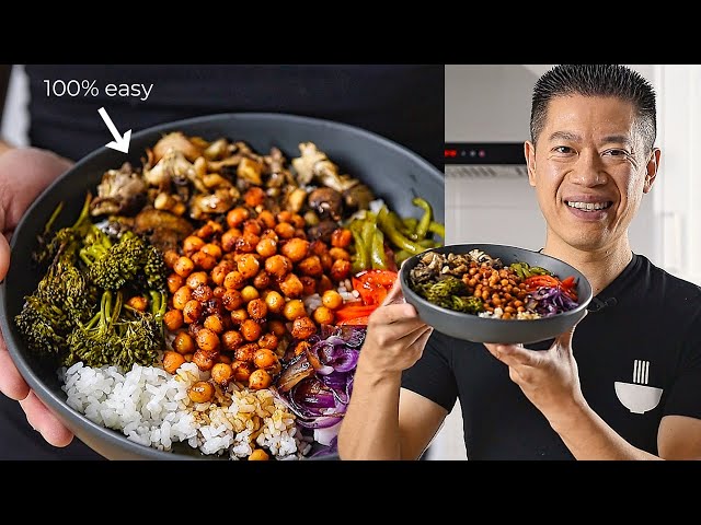 Sweet Chili Chickpea Rice Bowl