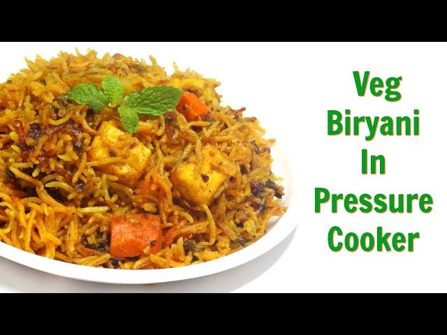 Veg Dum Biryani Recipe in Pressure Cooker