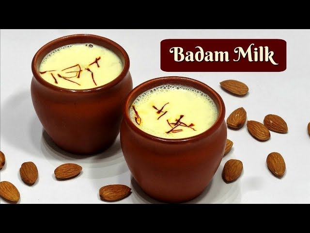 Badam Milk Recipe
