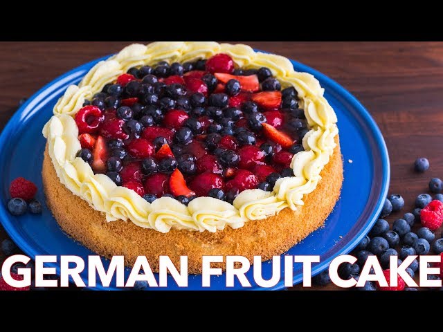 German Fruit Cake Recipe Obsttorte