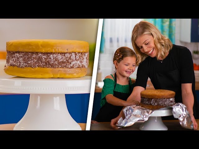 Adorable Kid Makes Gigantic Ice Cream Sandwich For Mom