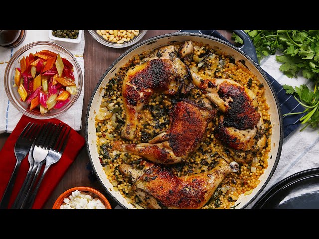 One Pan Chicken And Couscous Dinner