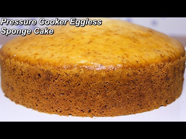 Eggless Pressure Cooker Cake