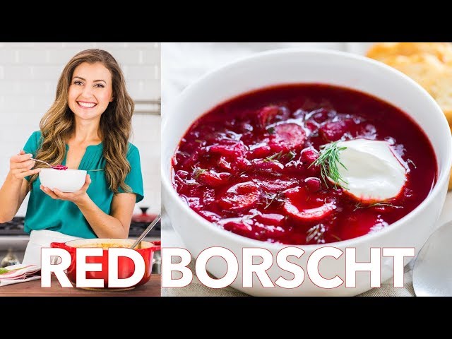 Classic Red Borscht Recipe Beet Soup