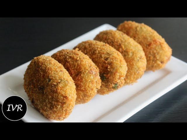 Rice Cutlets Recipe Vegetable Rice Cutlets