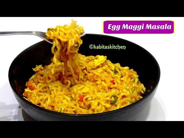 Egg Maggi Masala Recipe in Hindi