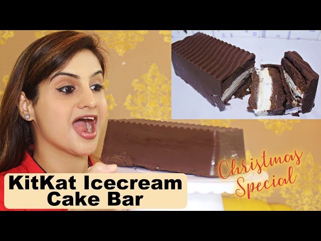 KitKat Ice Cream Cake Recipe