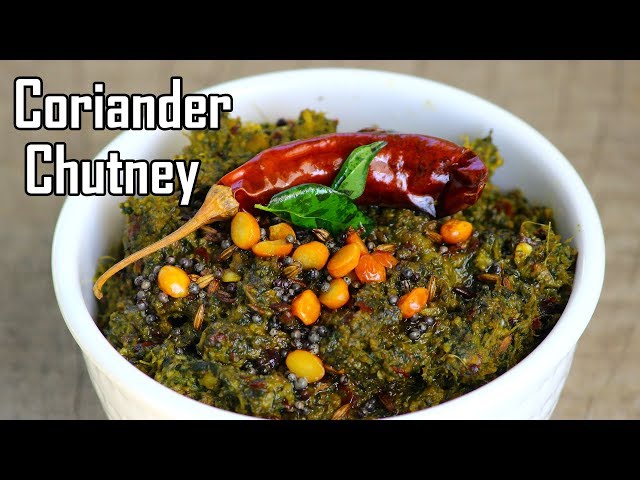 Coriander Chutney Recipe Kothimeera Pachadi
