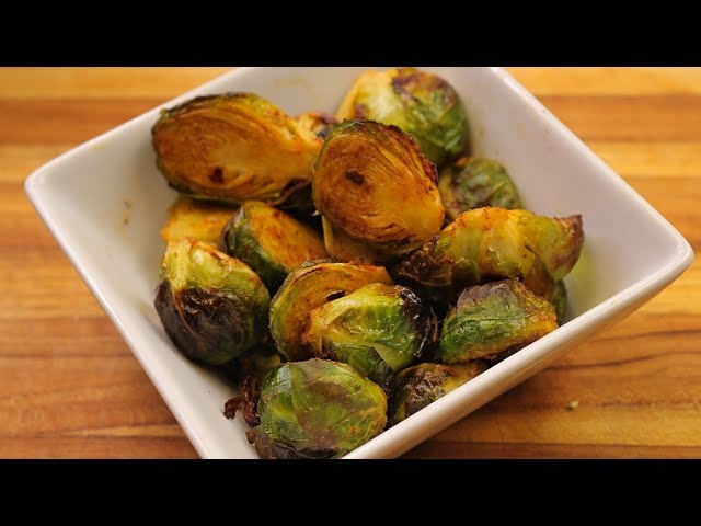 Roasted Brussels Sprouts in the air fryer