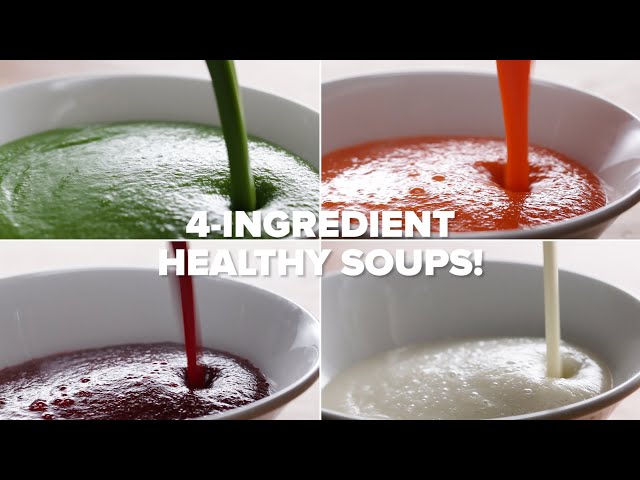 Budget-Friendly 4-Ingredient Veggie Soups