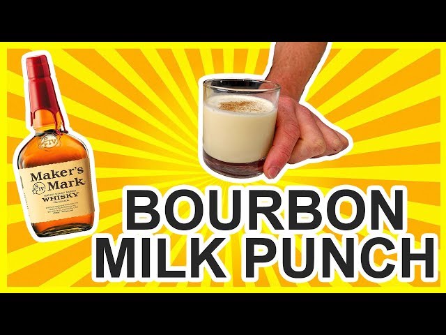 Bourbon Milk Punch