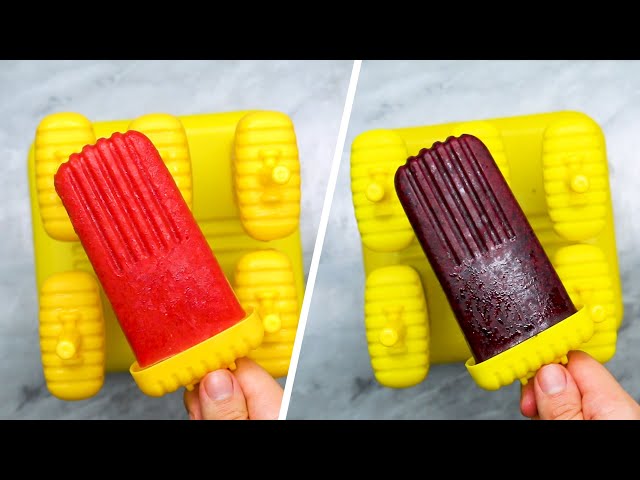 5 Ingredient Fruit And Herb Popsicles