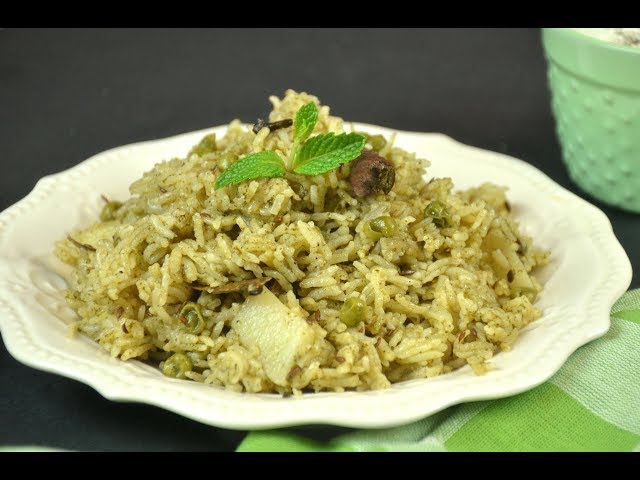 Vegetable Pulao With Pudina