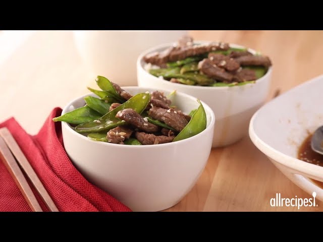 Asian Beef and Snow Peas