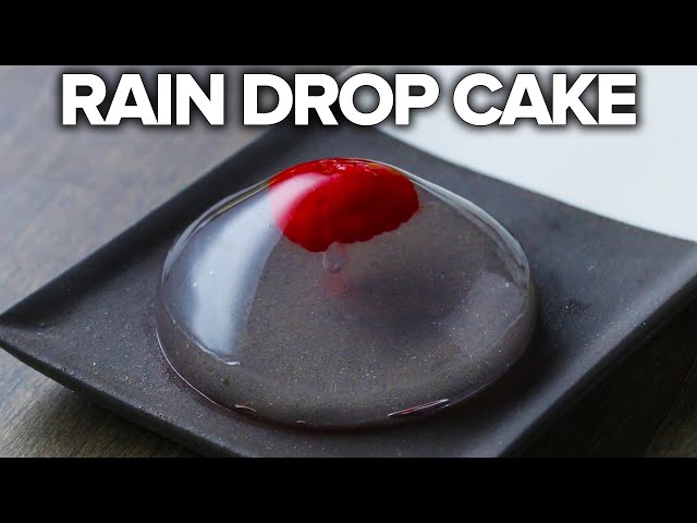 Rain Drop Cake 2 Ways