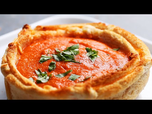 The Ultimate Grilled Cheese And Tomato Soup Bowl