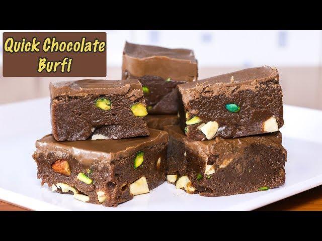 Quick and Easy Chocolate Barfi Recipe I Kids Special
