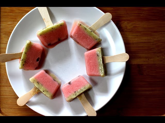 Watermelon Yogurt Ice Bars Recipe