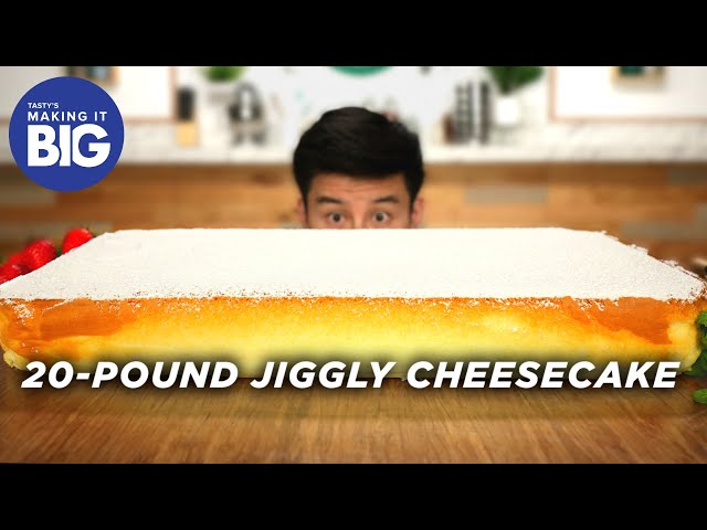 A Giant 20 Pound Jiggly Cheesecake